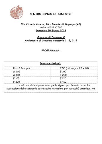 30-giu - Le Segreterie di Catie