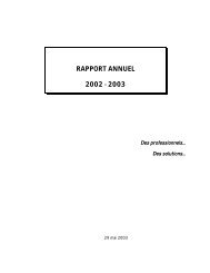 Rapport 02-03 - Association des intervenants en toxicomanie du ...