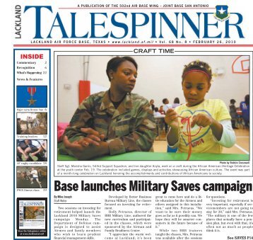 A PUBLICATION OF THE 502nd AIR BASE WING - San Antonio News