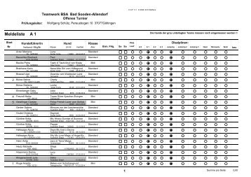 Starterliste.pdf - auf Agilityturniere.de