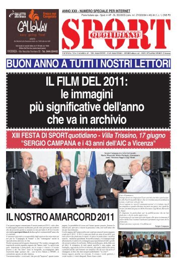 IL FILM DEL 2011: le immagini piÃ¹ significative ... - SPORTquotidiano