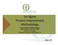 Six Sigma P I t Process Improvement Methodology