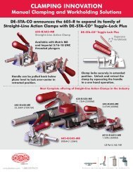 605-R Straight-Line Action Clamp Flyer - Pneumatic Technology, Inc