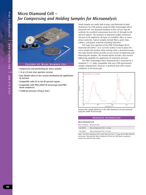 Pike Technologies Comprehensive Catalog of FTIR ... - Madatec