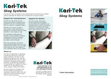 Skeg Systems - Kari-Tek