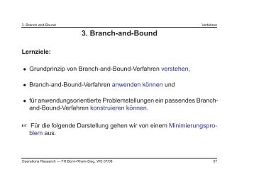 3. Branch-and-Bound