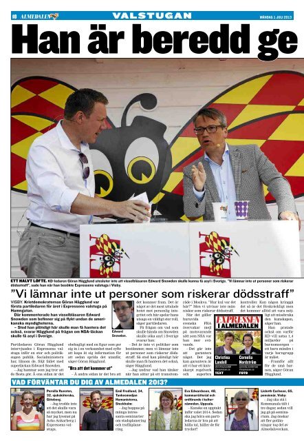 Almedalen - Expressen