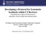 Developing a protocol for qualitative meta-synthesis within ...