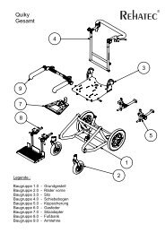 Ersatzteilliste - Rehatec