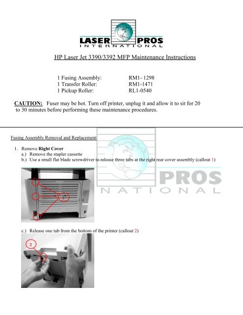 Hp 2024 laserjet 3390