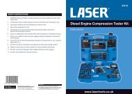 Diesel Engine Compression Tester Kit - Laser Tools