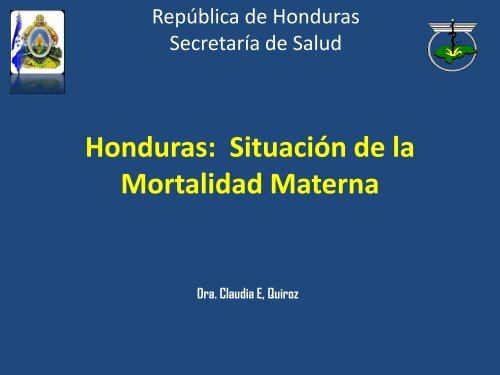 Mortalidad Materna Honduras.pdf