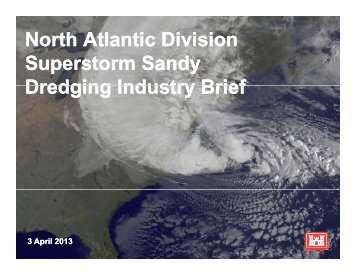 North Atlantic Division Dredging Industry Brief - New York District