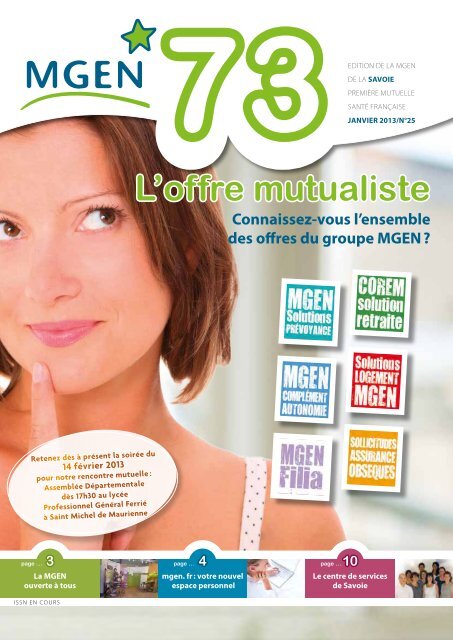 Janvier 2013 - MGEN