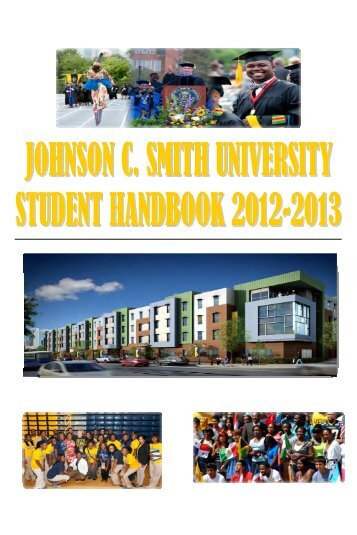 2012-2013 Student Handbook.pdf - Johnson C. Smith University