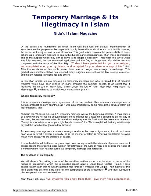 Collection Of Articles (Refuting Shia) - Enjoy Islam