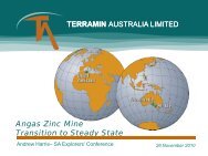 The Angas Zinc Mine - SA Explorers