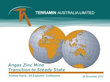 The Angas Zinc Mine - SA Explorers