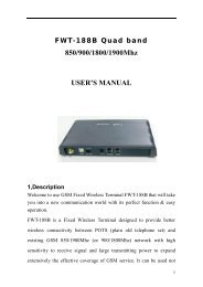 Manual-GSM FWT-188B - Linksz.net