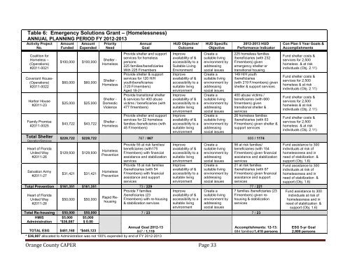 Consolidated Annual Performance and Evaluation Report