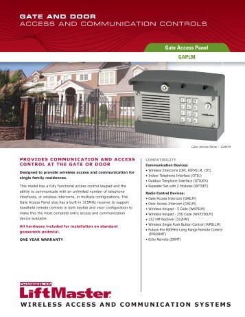 wireless access and communication systems - Gatehousesupplies ...