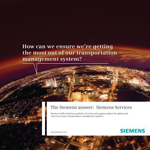 Services Brochure - Siemens