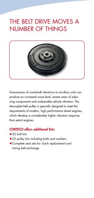 DECOUPLED PULLEy - Corteco