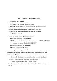 RAPPORT DE PRESENTATION - Radeema