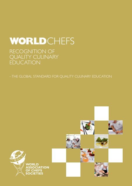 WACS Recognition of Quality Culinary Education Application form