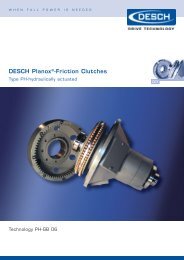 DESCH PlanoxÂ®-Friction Clutches - Radius Radpol