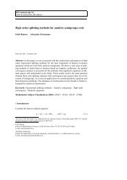 High order splitting methods for analytic semigroups exist