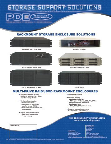 RM Storage Encl. (B:2U-4U) - Data Storage Solutions