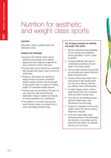 Nutrition for Athletes - Coca-Cola