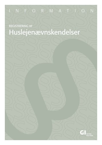 Huslejenævnskendelser - Grundejernes Investeringsfond