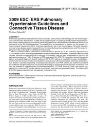 2009 ESC!ERS Pulmonary Hypertension Guidelines and ...