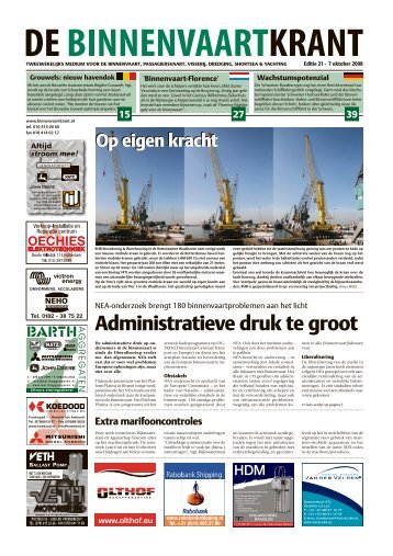 Administratieve druk te groot - De Binnenvaartkrant