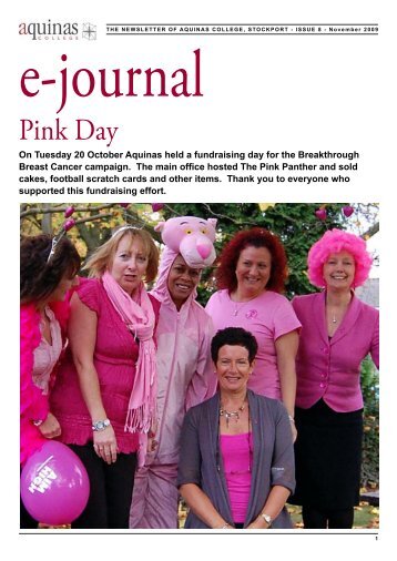 e-journal Issue 8 (Nov 09) - Aquinas College