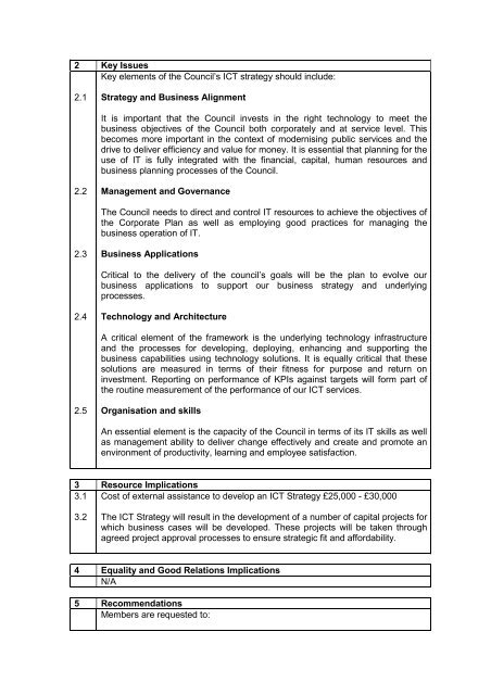 ICT Strategy PDF 75 KB - Meetings, agendas and minutes - Belfast ...