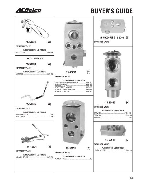 Buyer's guide - ACDelco