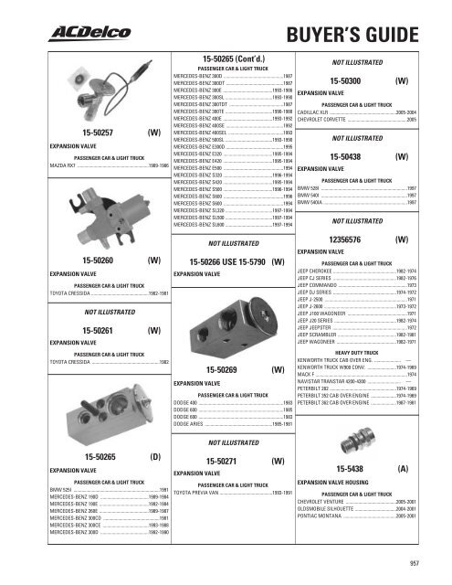 Buyer's guide - ACDelco