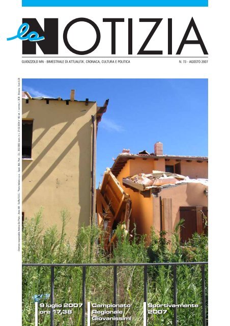 N.73 agosto (5,08Mb Pdf) - la Notizia