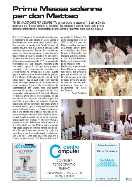 N.73 agosto (5,08Mb Pdf) - la Notizia