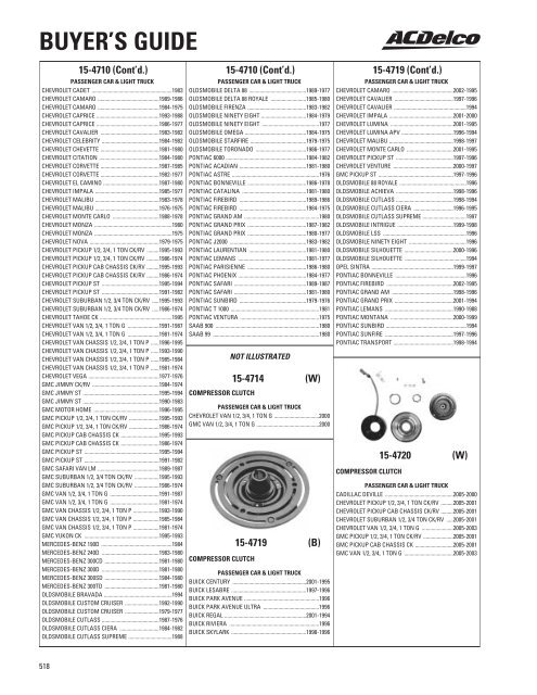 BUYER'S GUIDE - ACDelco