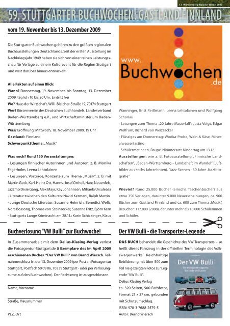 PDF zum Download - WÃƒÂ¼rttemberg Reporter Magazin