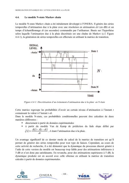 Modélisation de la dynamique du canal de propagation Terre ...