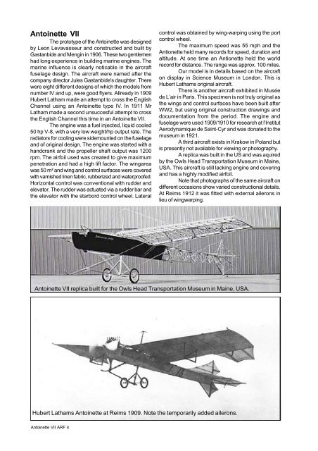 Download PDF Manual - Macca's Vintage Aerodrome