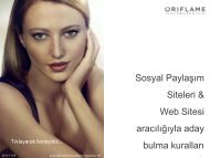 Sosyal Paylaşım Siteleri & Web Sitesi aracılığıyla aday ... - Oriflame