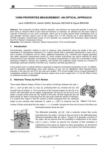 TITLE OF PAPER - Centrum Textil