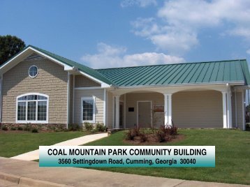 COAL MOUNTAIN PARK COMMUNITY BUILDING