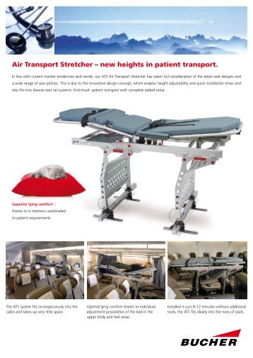 Air Transport Stretcher â new heights in patient transport.